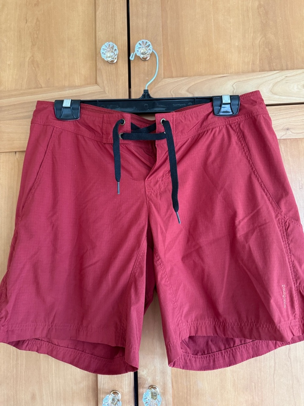 Patagonia Red Casual Drawstring Shorts